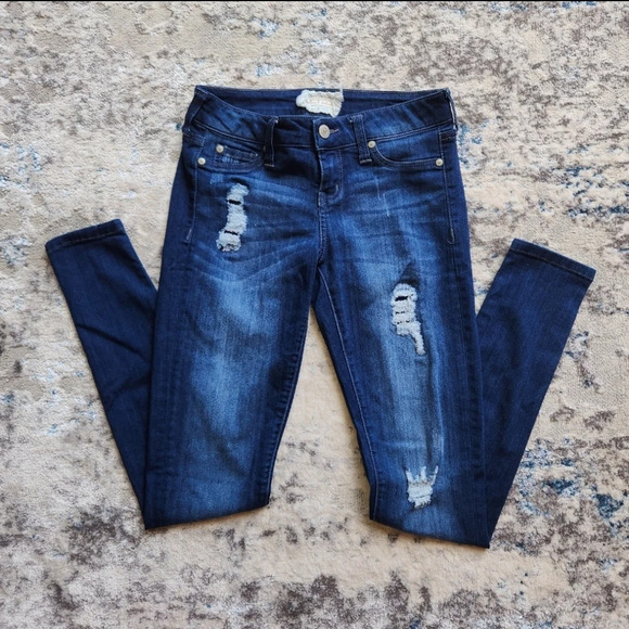 Altar'd State Distressed Jeggings - Picture 1 of 3